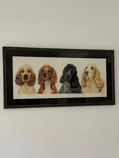 Nina williams Artist / Fur Coat and Feathers Dog Groomer