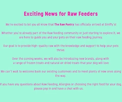 Smiffy's Pet Supplies & The Raw Pantry