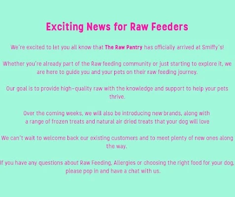 Smiffy's Pet Supplies & The Raw Pantry